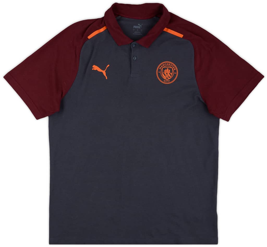 2023-24 Manchester City Puma Polo Shirt - 9/10 - (L)