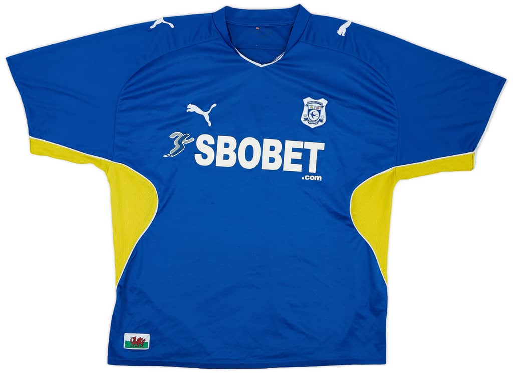 2009-10 Cardiff Home Shirt - 7/10 - (L)
