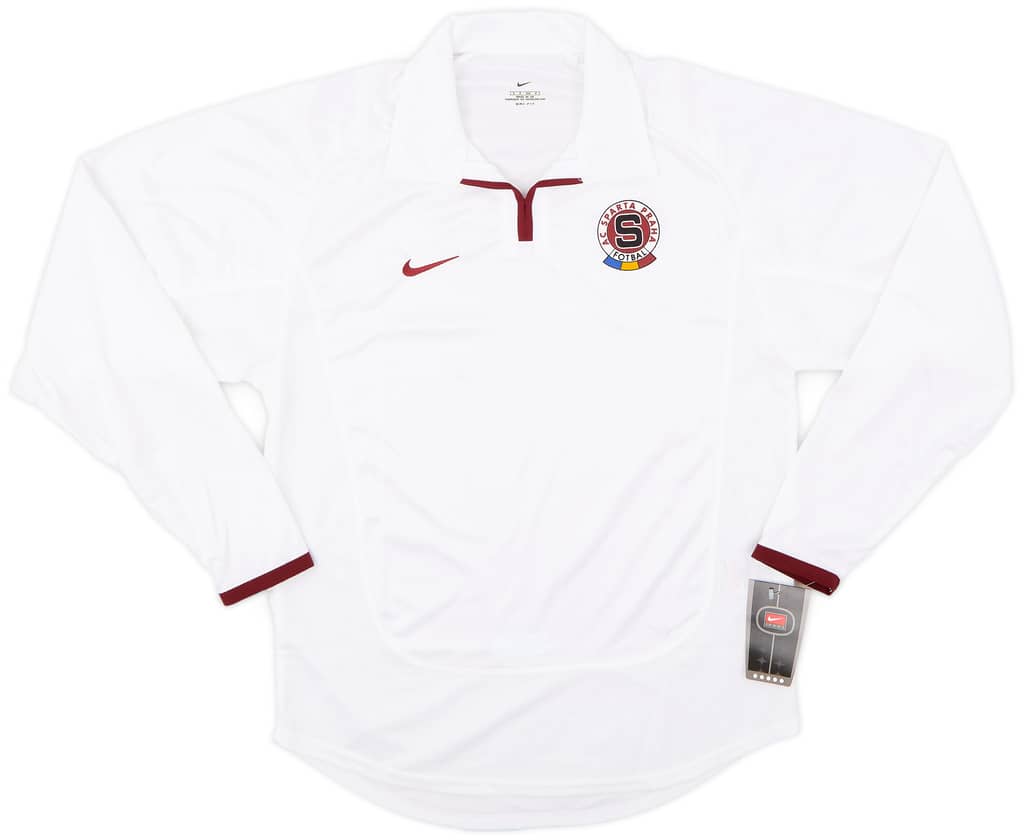 2001-02 Sparta Prague Player Issue Away L/S Shirt (S)