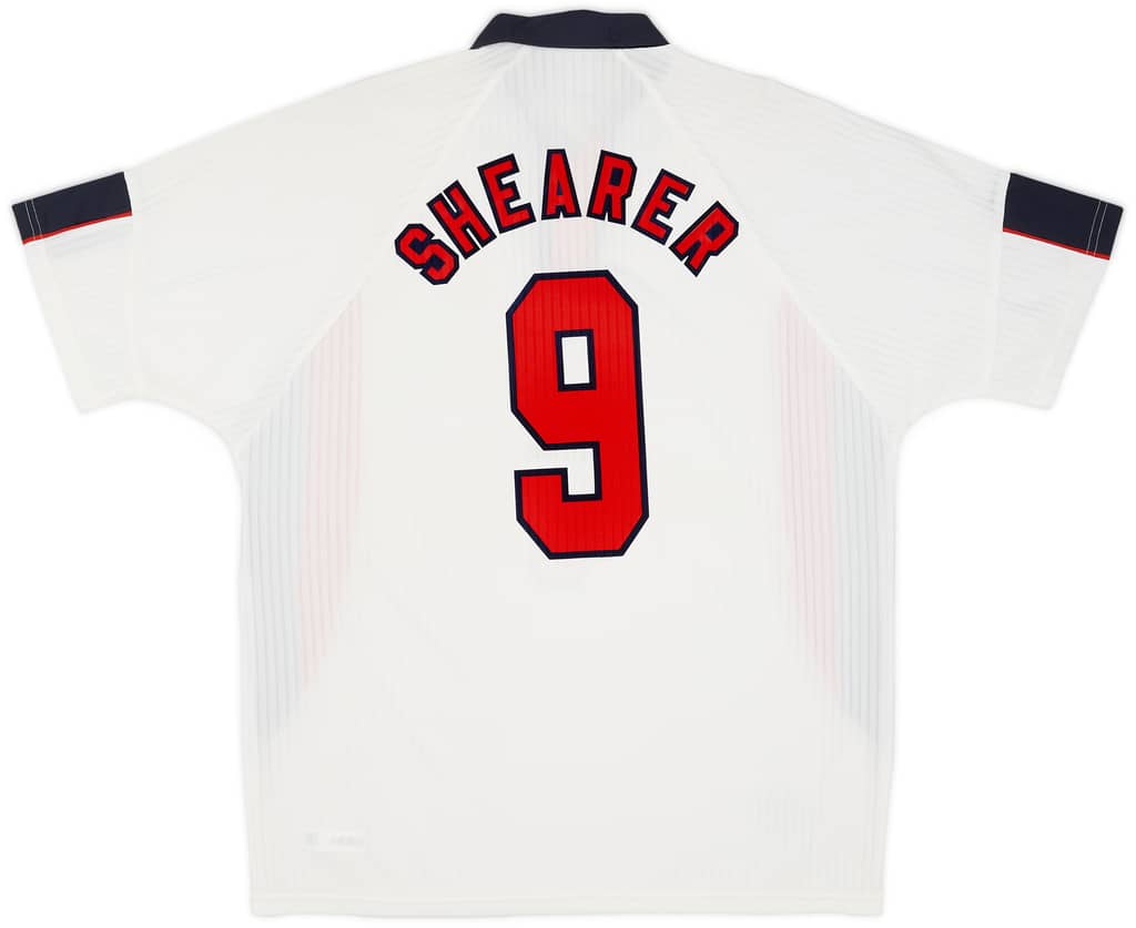 1997-99 England Home Shirt Shearer #9 (XL)