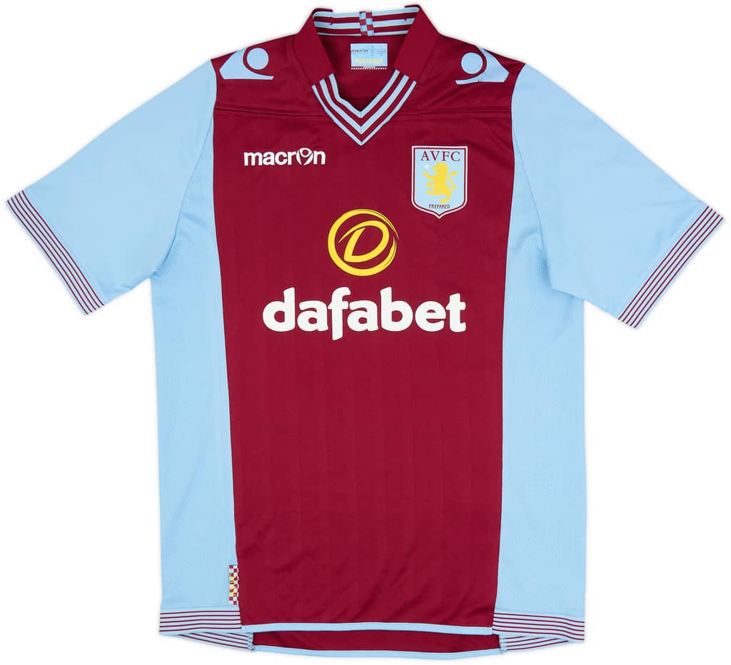 2013-14 Aston Villa Home Shirt Grealish #40 - 6/10 - (L)