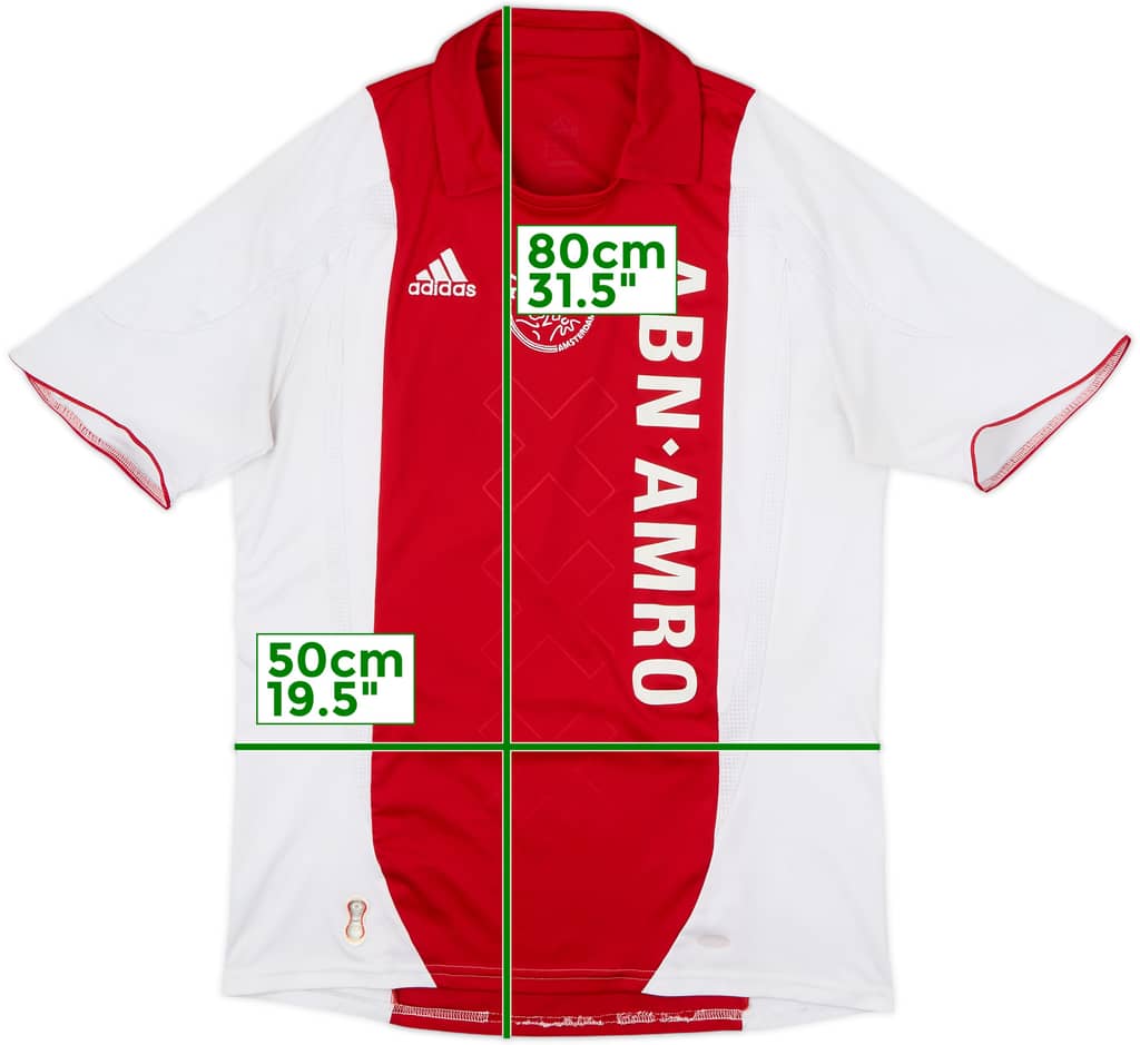 2007-08 Ajax Home Shirt - 6/10 - (M)