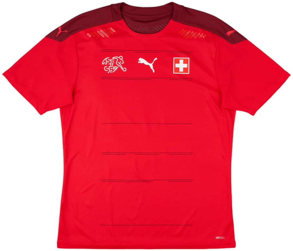 2020-21 Switzerland Authentic Home Shirt - 10/10 - (L)