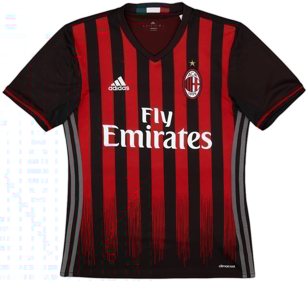 2016-17 AC Milan Home Shirt - 7/10 - (S)