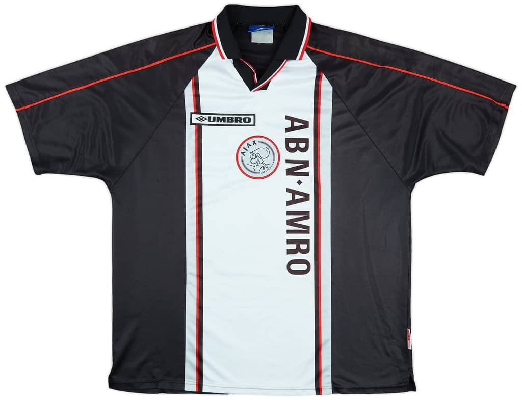1998-99 Ajax Away Shirt F.De Boer #4 - 9/10 - (XXL)
