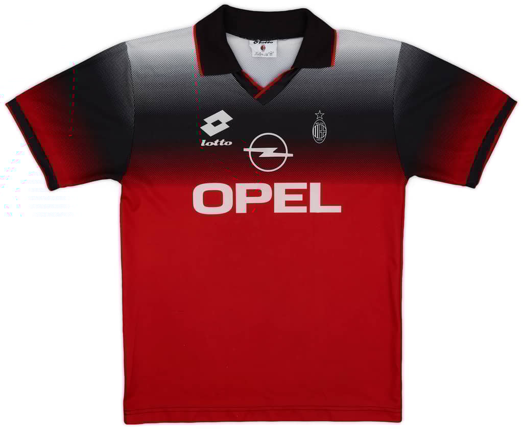1996-97 AC Milan Lotto Training Shirt - 7/10 - (M)