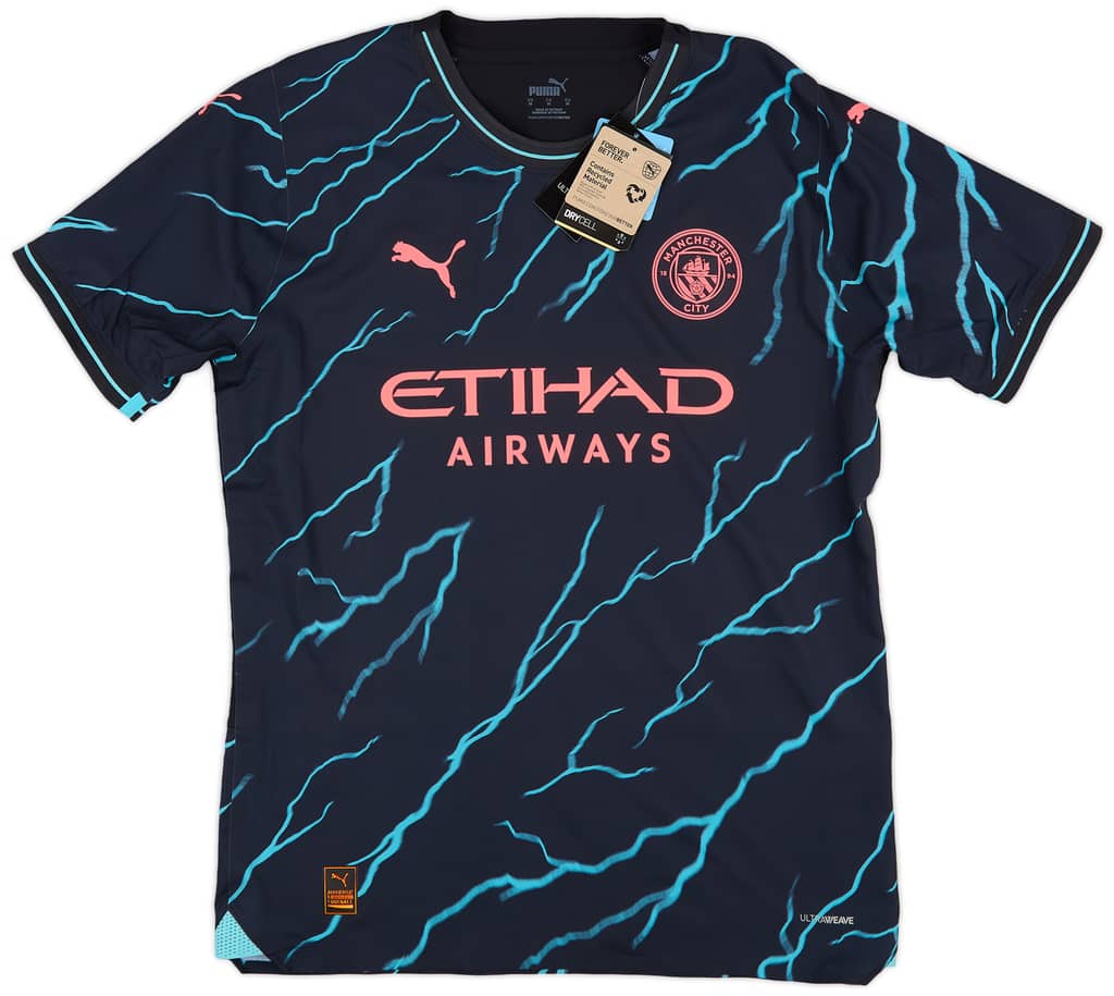 2023-24 Manchester City Authentic Third Shirt Haaland #9 (M)