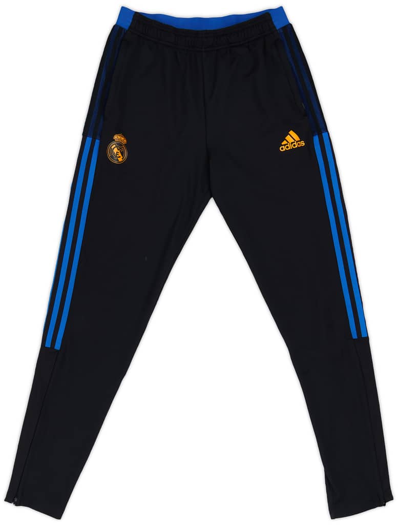 2021-22 Real Madrid adidas Track Pants/Bottoms - 9/10 - (XL.Boys)