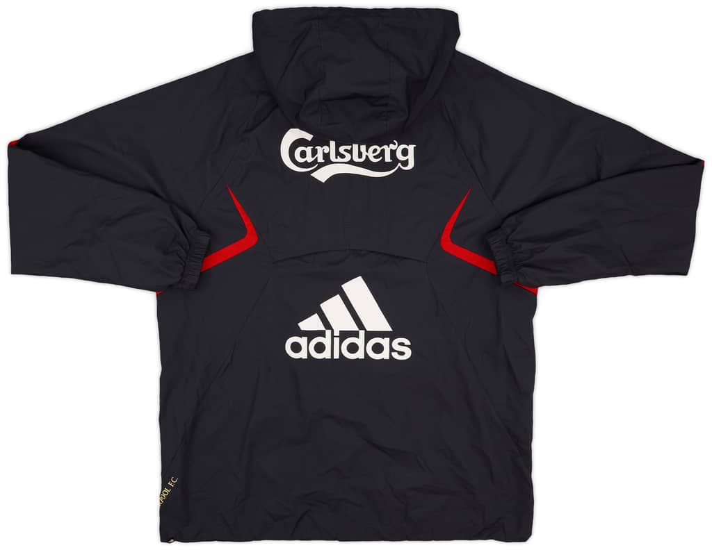 2009-10 Liverpool adidas Hooded Rain Jacket - 5/10 - (M)
