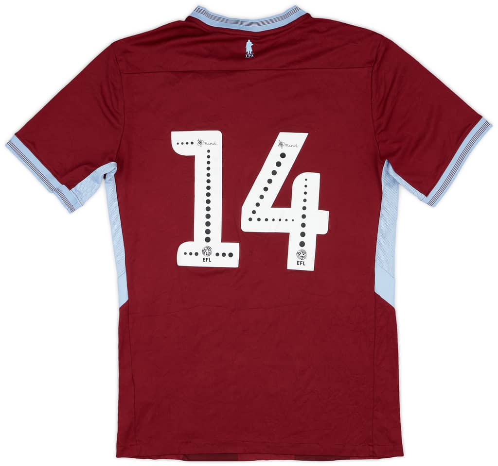 2018-19 Aston Villa Match Issue Home Shirt #14