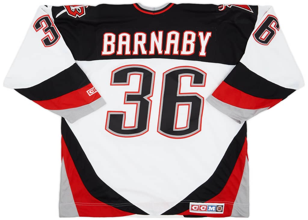 1998-99 Buffalo Sabres Barnaby #36 CCM Home Jersey - 9/10 - (XL)