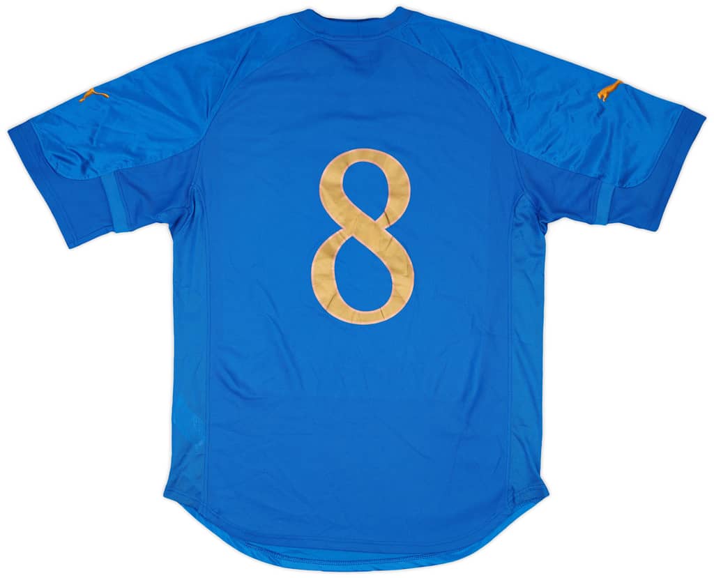 2004-06 Italy Match Issue Home Shirt #8