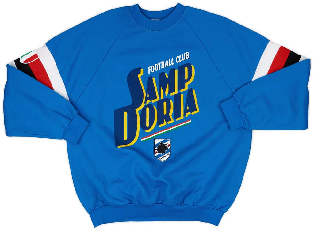 1990-91 Sampdoria Le Felpe Dei Grandi Club Sweat Top - 8/10 - (L)