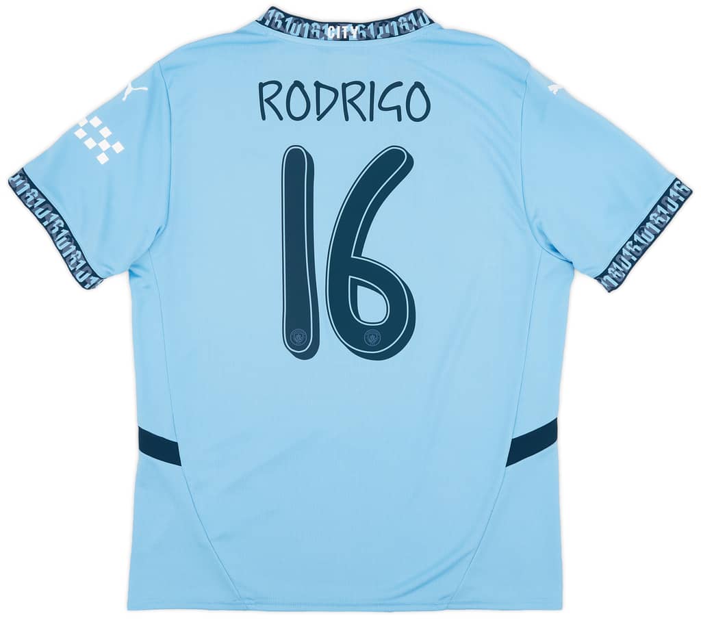 2024-25 Manchester City Home Shirt Rodrigo #16