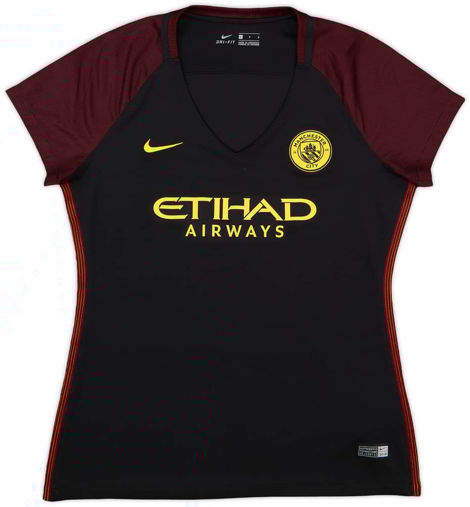 2016-17 Manchester City Away Shirt - 8/10 - (Women's L)
