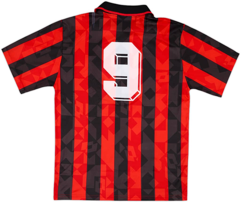 1993-94 AC Milan Home Shirt #9 - 5/10 - (M)