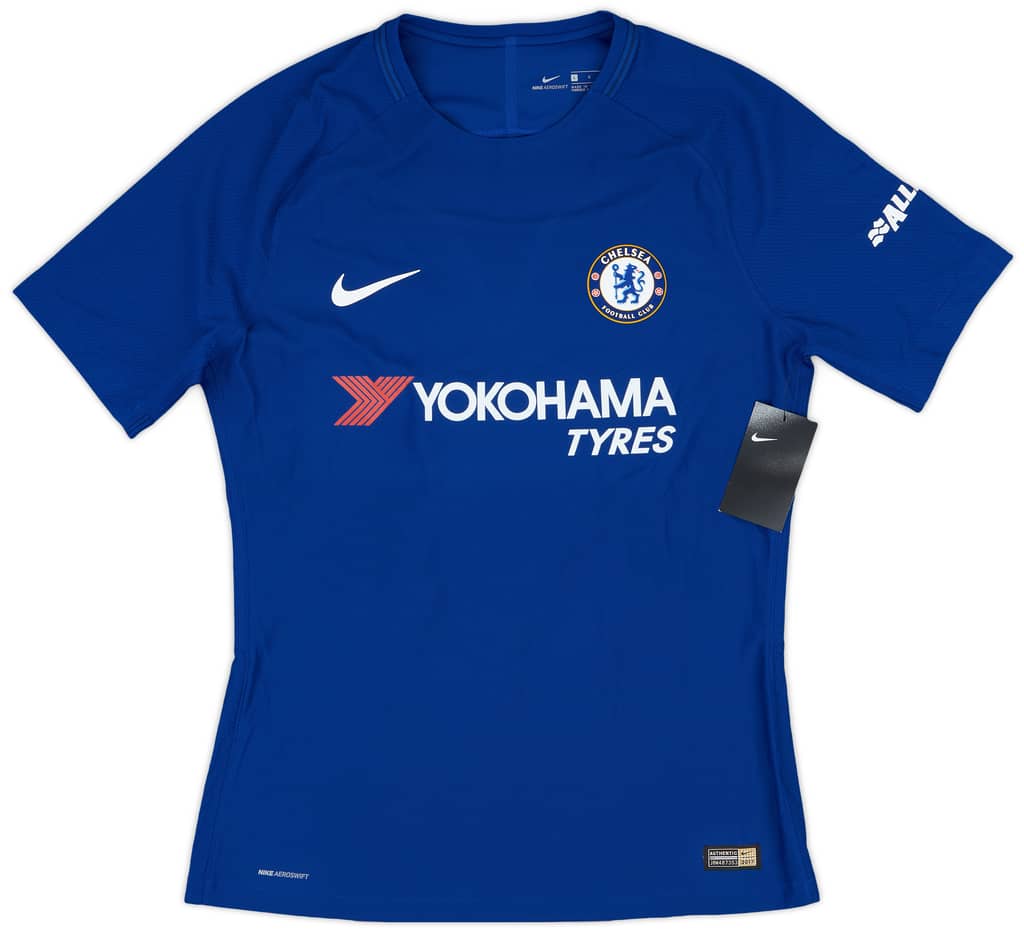 2017-18 Chelsea Player Issue Signed Home Shirt Willian #22