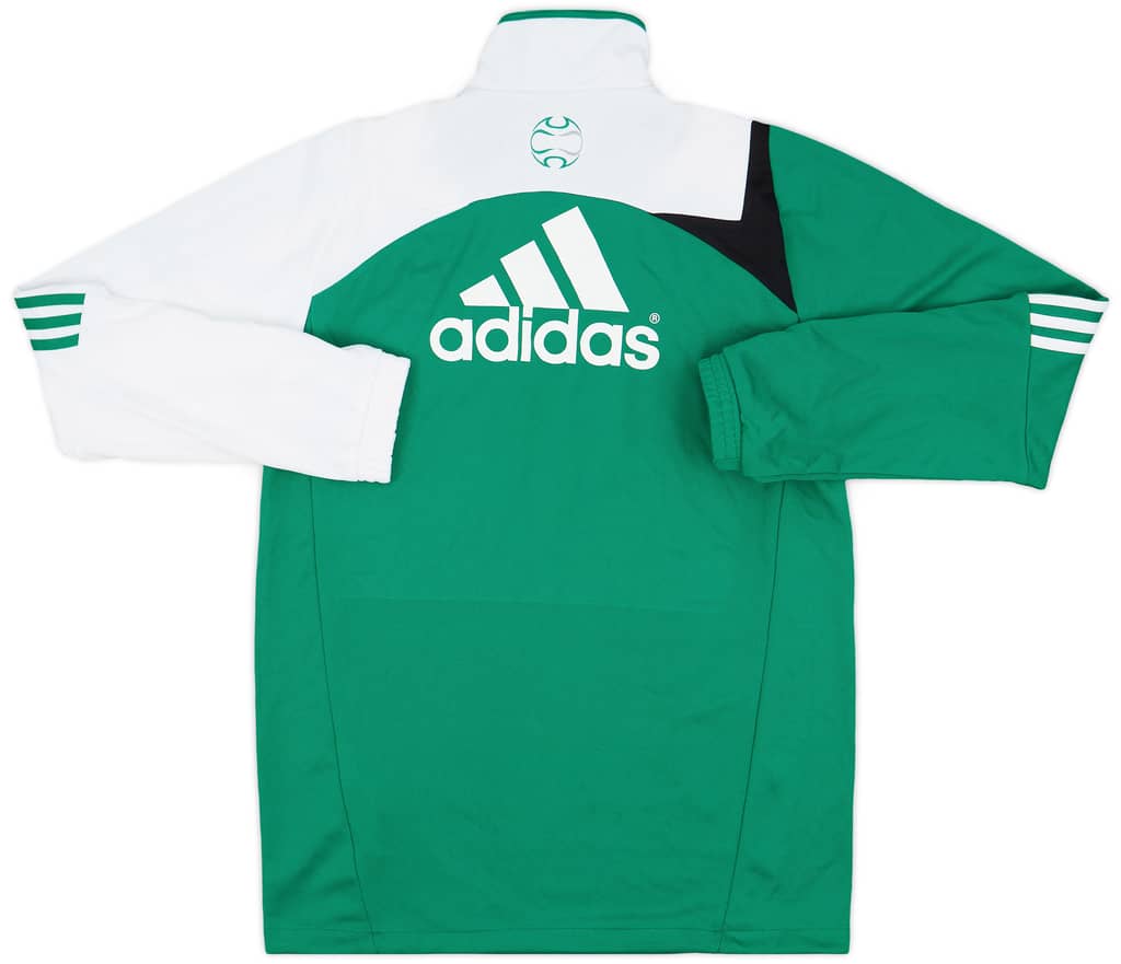 2007-08 Saint Etienne adidas 1/4 Zip Drill Top - 9/10 - (M/L)
