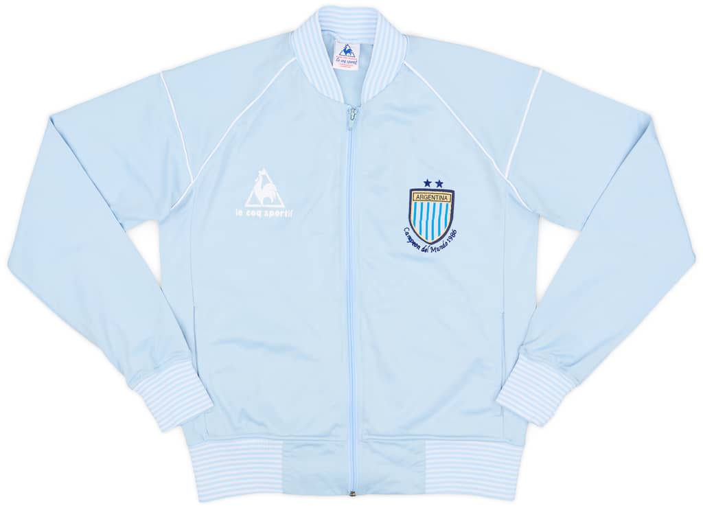 1986-88 Argentina Le Coq Sportif 'Campeon del Mundo' Presentation Jacket - 9/10 - (S)