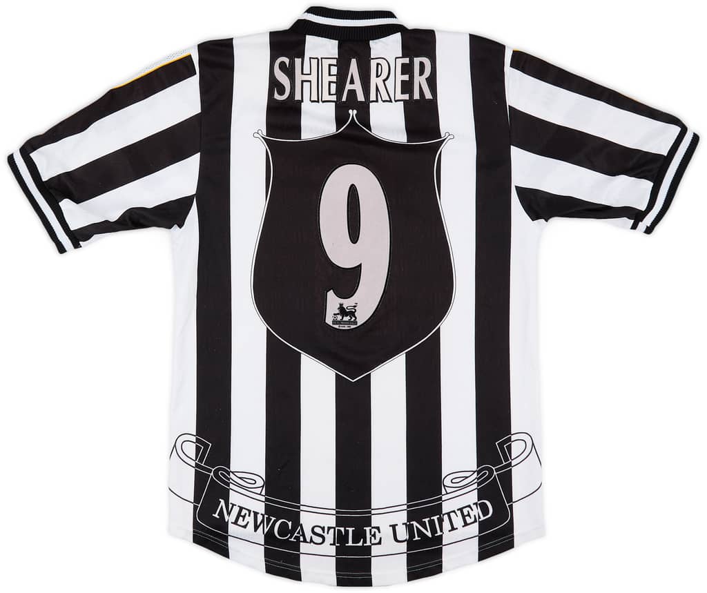 1997-99 Newcastle Home Shirt Shearer #9 - 6/10 - (S)
