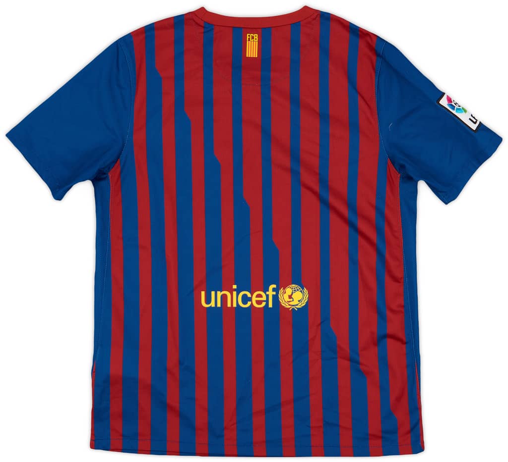2011-12 Barcelona Home Shirt - 9/10 - (XL.Boys)