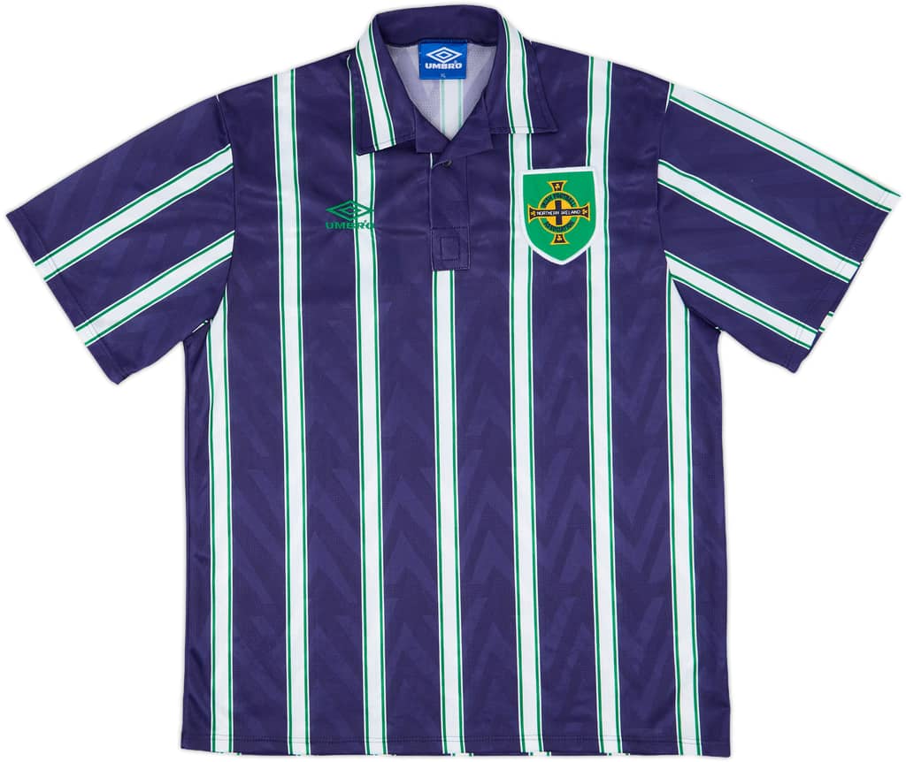 1992-94 Northern Ireland Away Shirt - 8/10 - (XL)