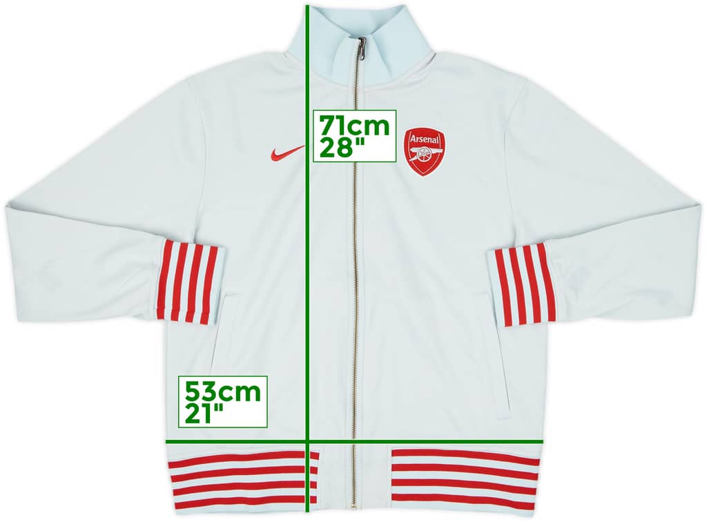 2010-11 Arsenal Nike Track Jacket - 7/10 - (M)