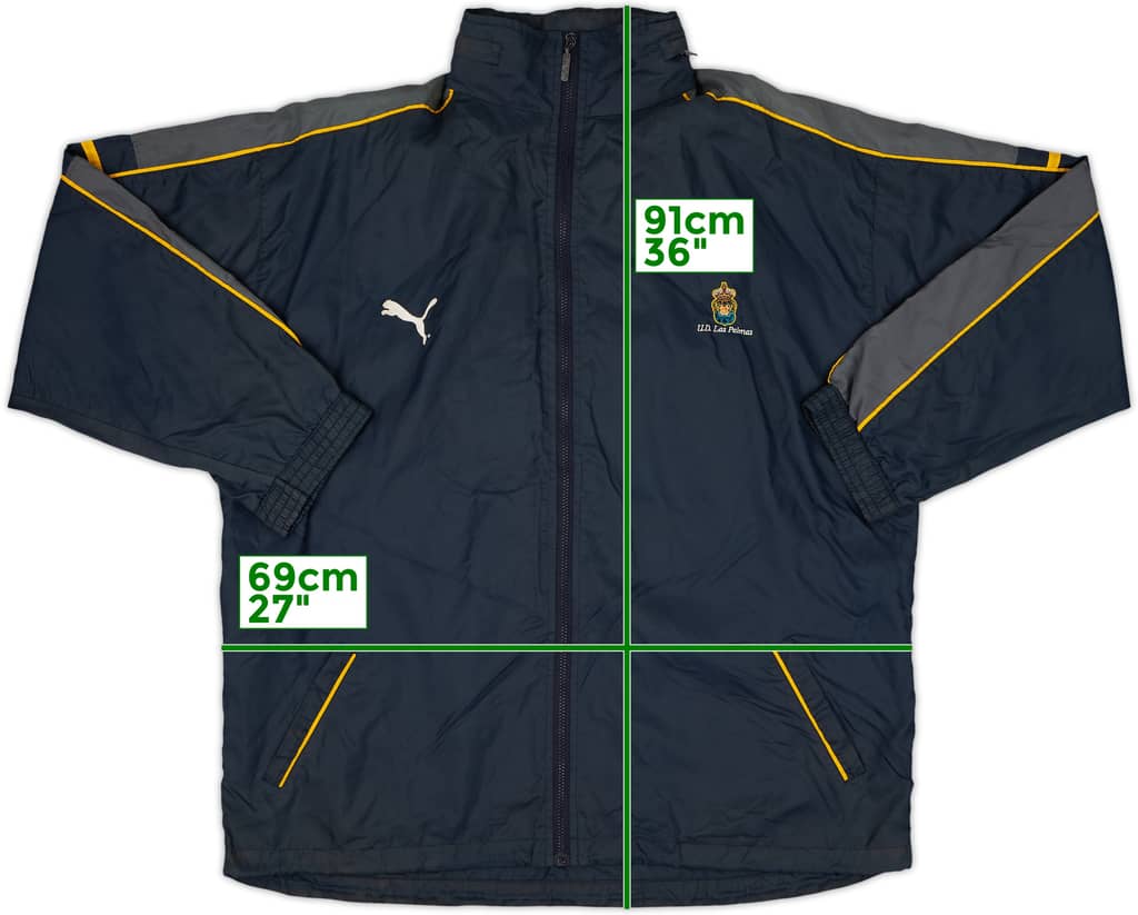 2000-01 Las Palmas Puma Hooded Rain Jacket - 6/10 - (XXL)