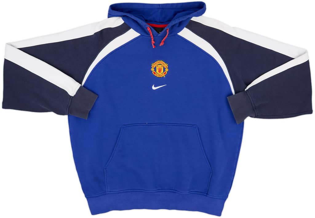 2005-06 Manchester United Nike Hooded Top - 8/10 - (L)