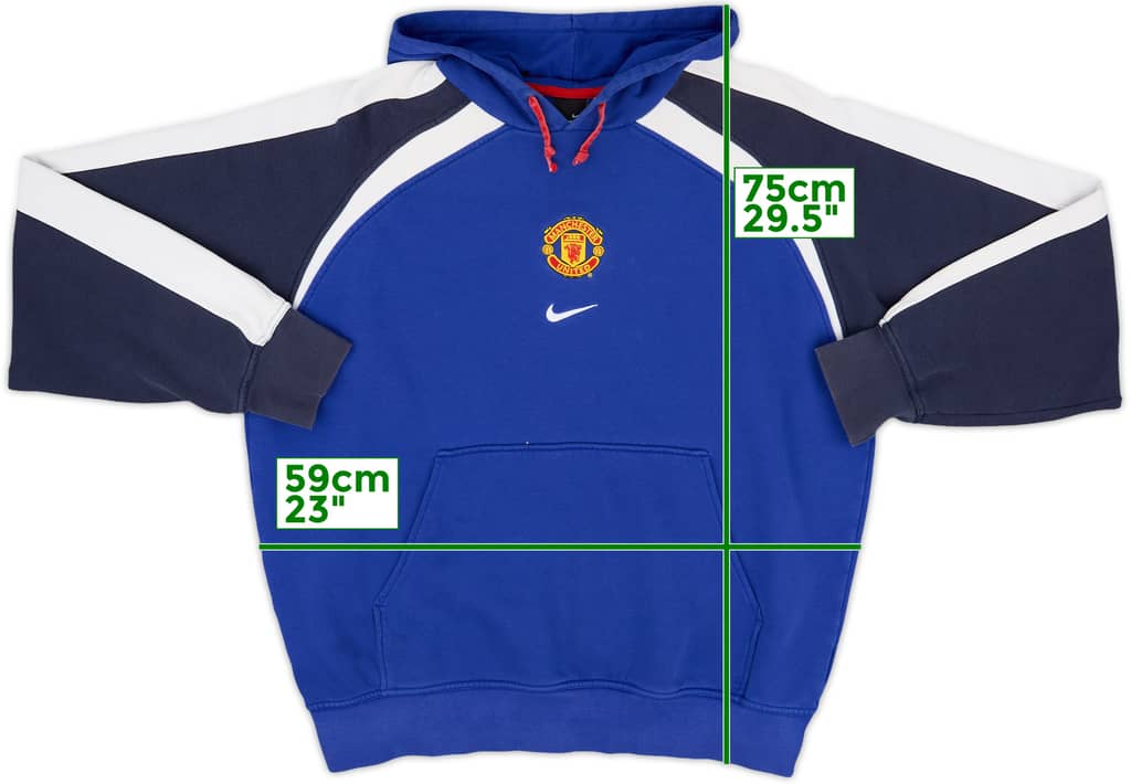 2005-06 Manchester United Nike Hooded Top - 8/10 - (L)