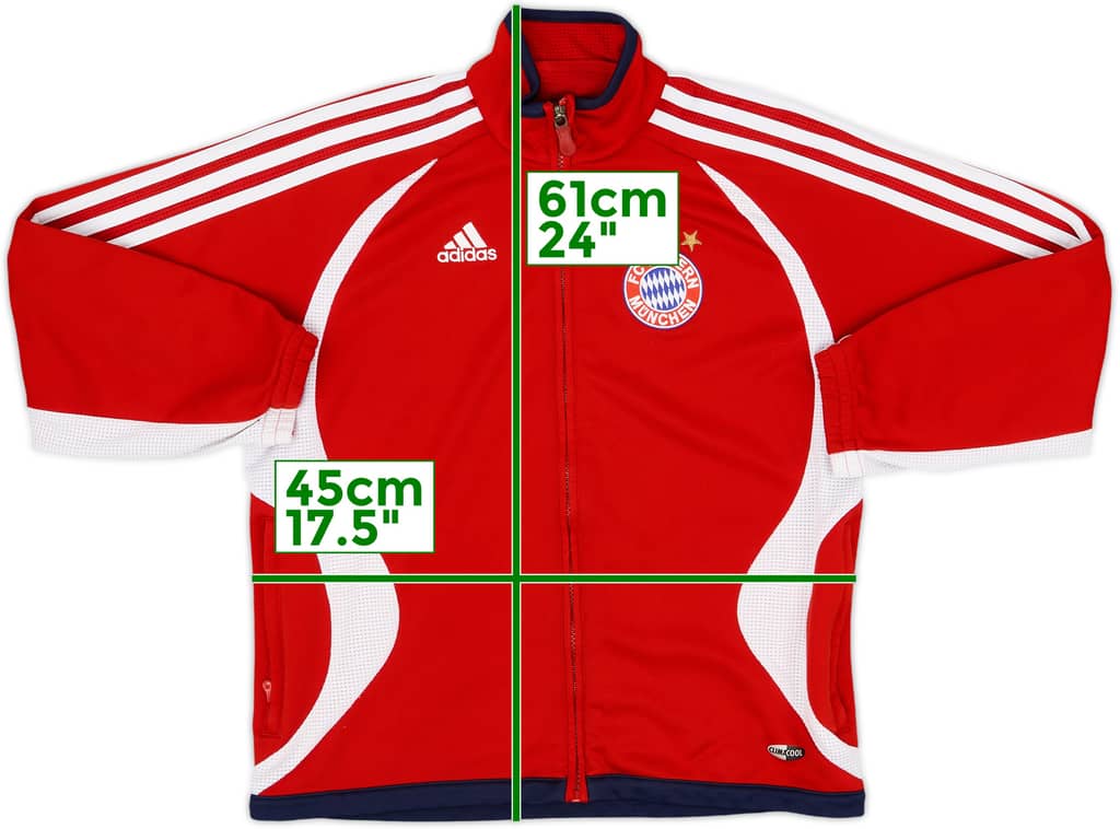 2006-07 Bayern Munich adidas Track Jacket - 8/10 - (M.Boys)