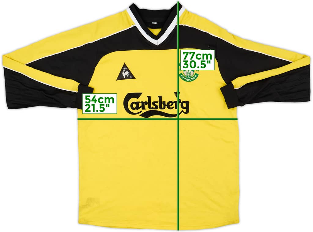 2002-03 Hibernian GK Shirt - 8/10 - (M)