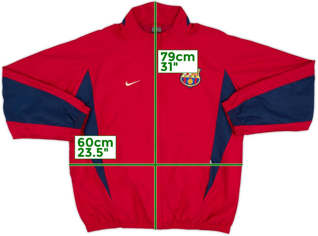 2002-03 Barcelona Nike Track Jacket - 9/10 - (L)