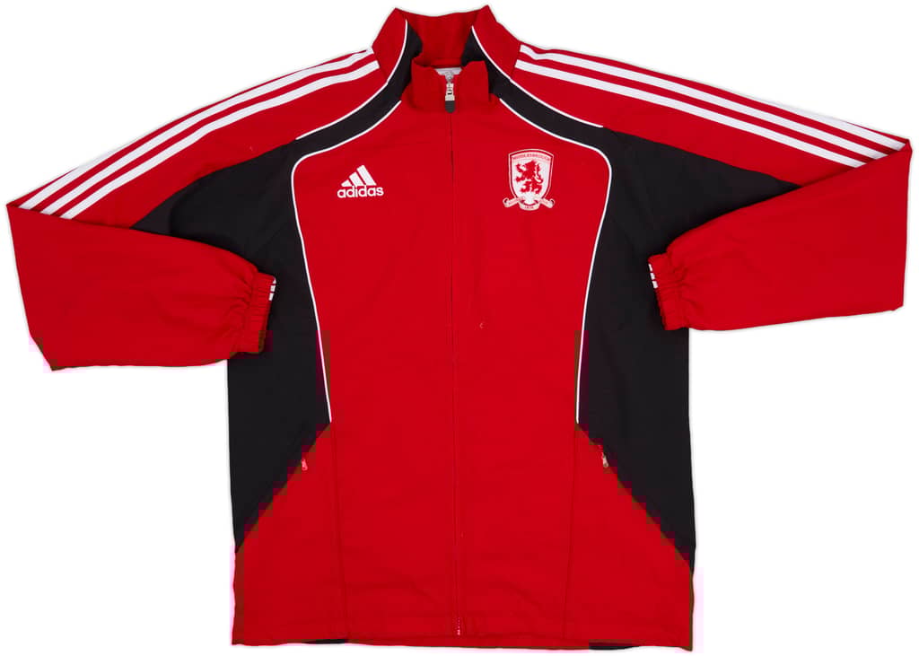 2010-11 Middlesbrough adidas Track Jacket - 8/10 - (L)