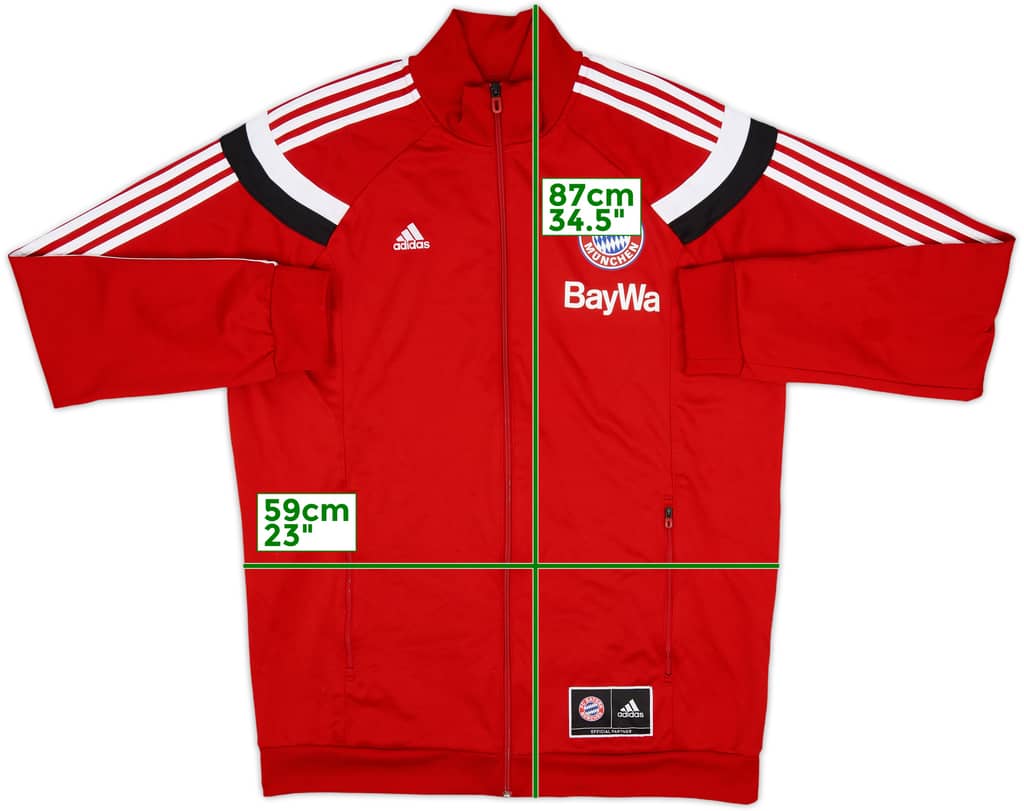 2014-15 Bayern Munich adidas Basketball Track Jacket - 8/10 - (XL)