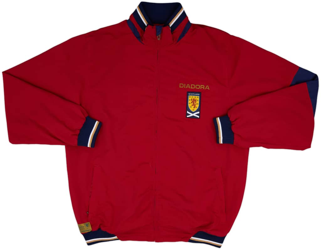2007-08 Scotland Diadora Track Jacket - 8/10 - (XL)