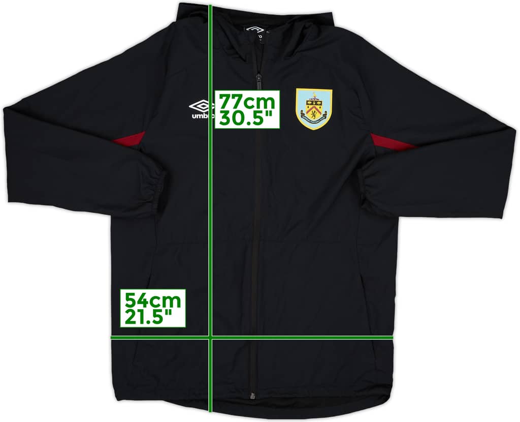 2019-20 Burnley Umbro Hooded Track Jacket - 10/10 - (M)