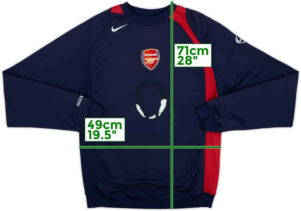2004-05 Arsenal Nike Sweat Top - 4/10 - (L)