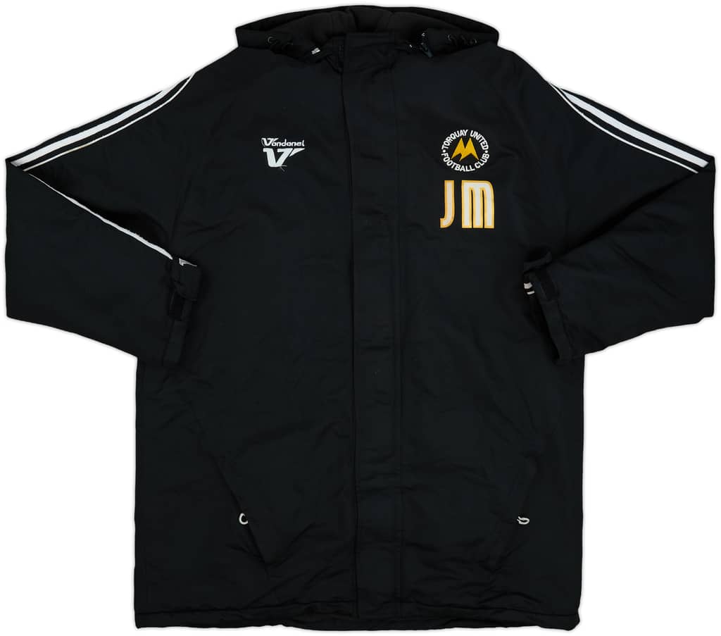 2009-11 Torquay Vandanel Staff Issue Padded Bench Coat JM - 6/10 - (S)