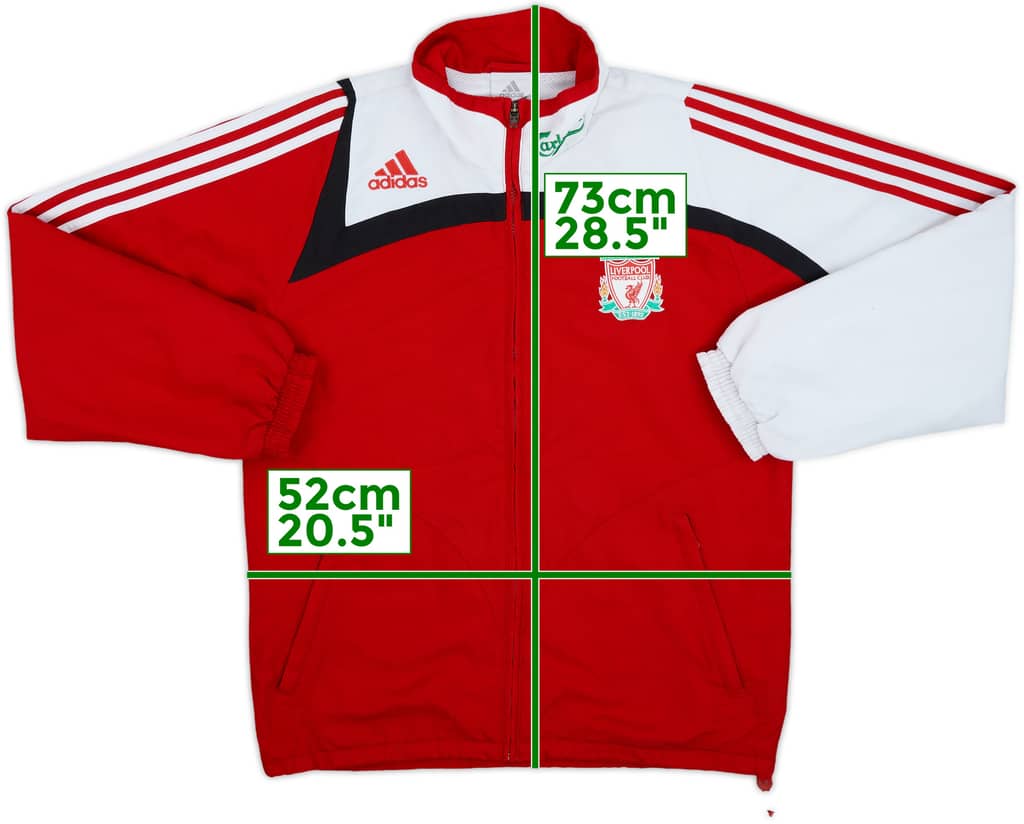 2007-08 Liverpool adidas Track Jacket - 8/10 - (S)