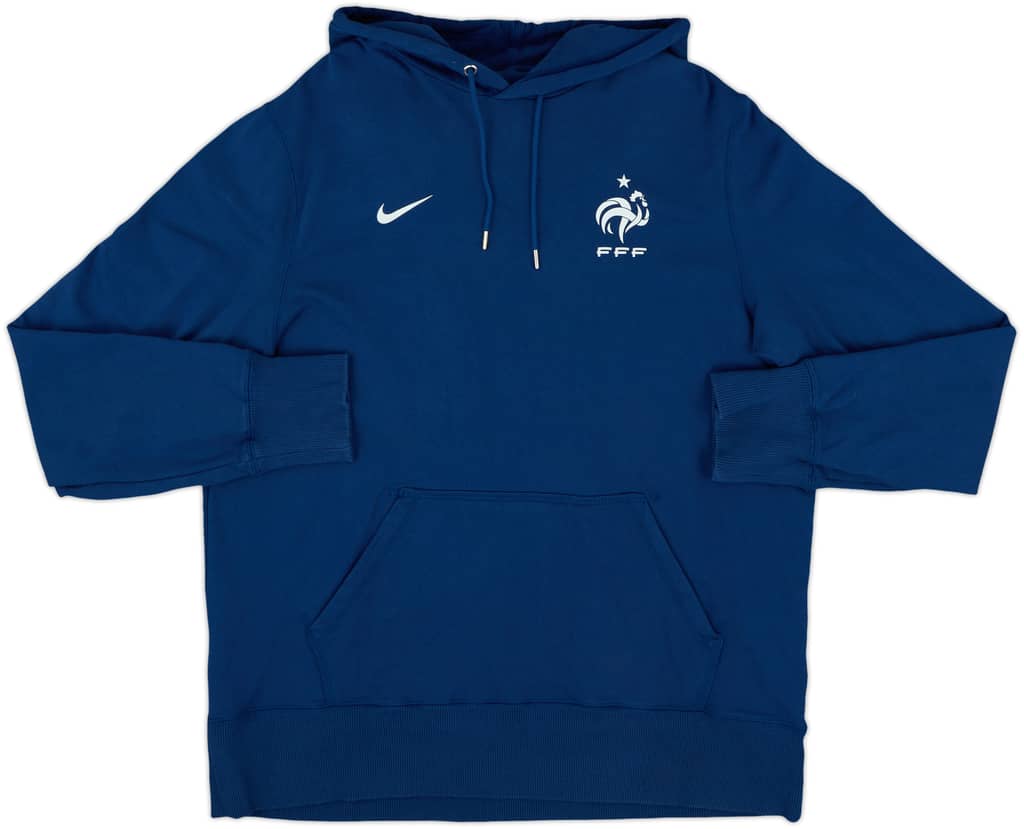 2012-13 France Nike Hooded Sweat Top - 8/10 - (L)