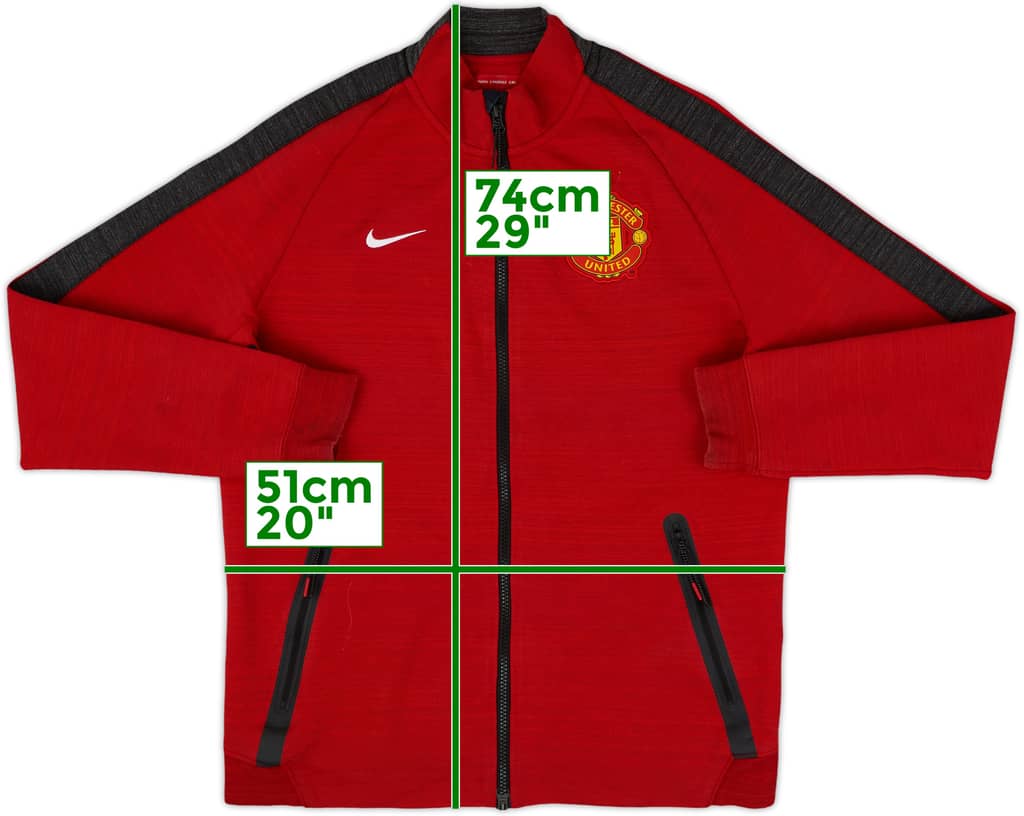 2014-15 Manchester United Nike Track Jacket - 8/10 - (M)