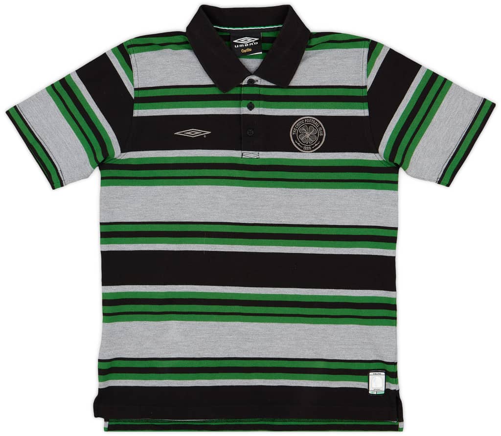 2002-03 Celtic Umbro Polo Shirt - 8/10 - (M)