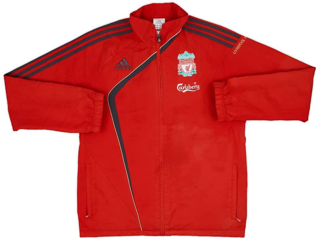 2009-10 Liverpool adidas Track Jacket - 8/10 - (M)
