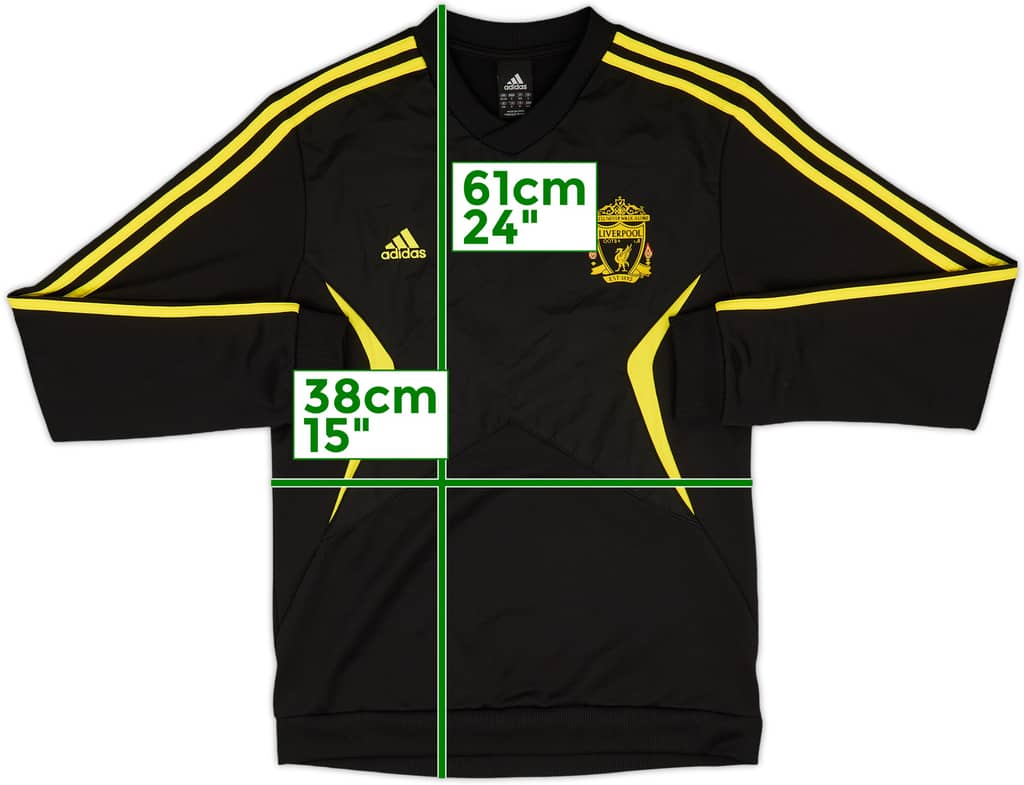 2010-11 Liverpool adidas Sweat Top - 5/10 - (S)
