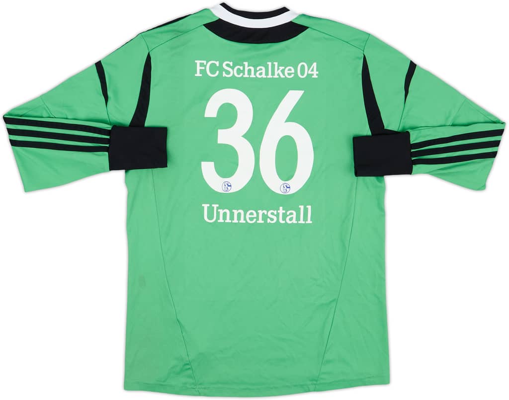 2012-13 Schalke GK Shirt Unnerstall #36 - 8/10 - (L.Boys)