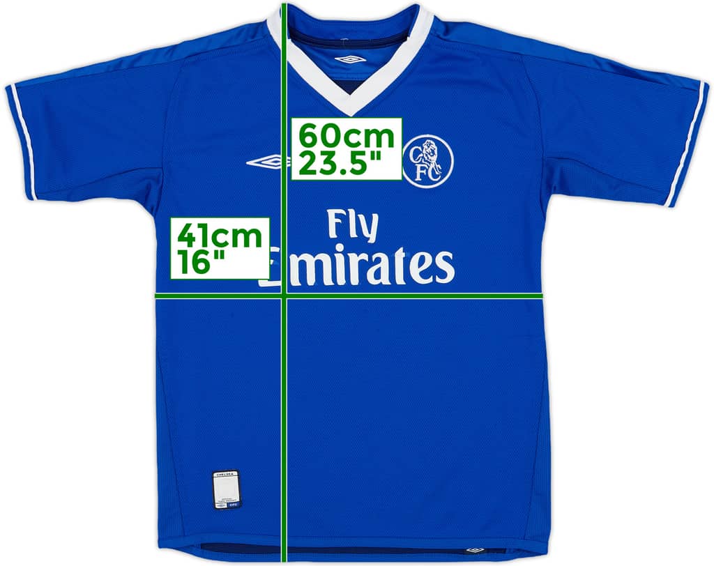 2003-05 Chelsea Home Shirt - 4/10 - (M.Boys)