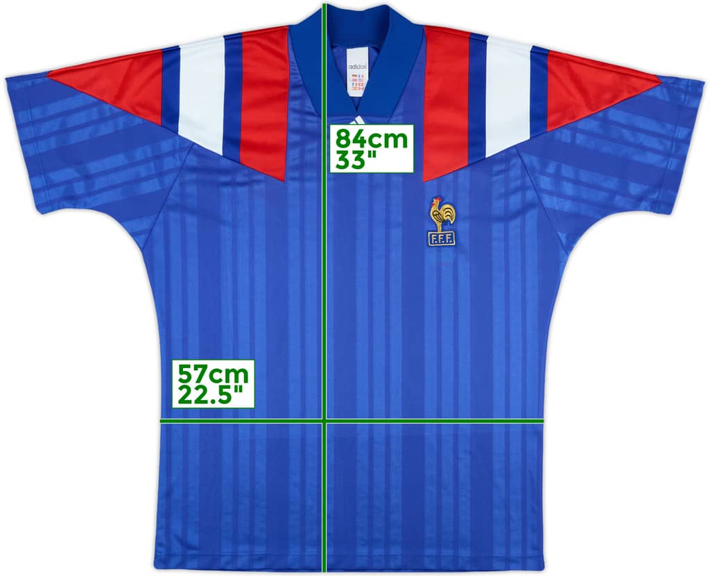 1992-94 France Home Shirt - 10/10 - (L/XL)