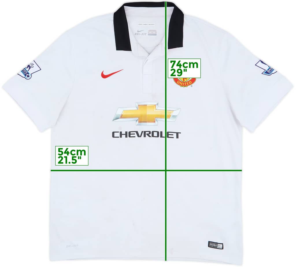 2014-15 Manchester United Away Shirt - 4/10 - (XL)