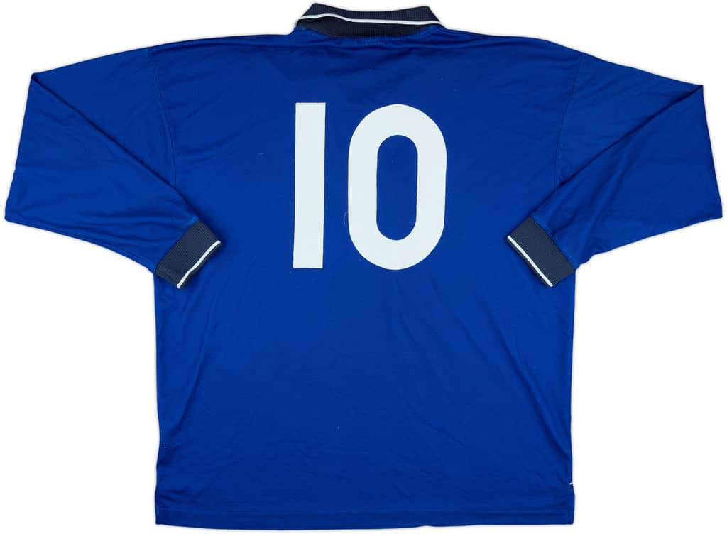 1999-01 Lancaster City Match Issue Home L/S Shirt #10